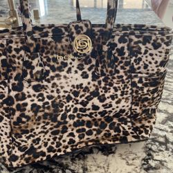 BEBE  Leopard Tote 