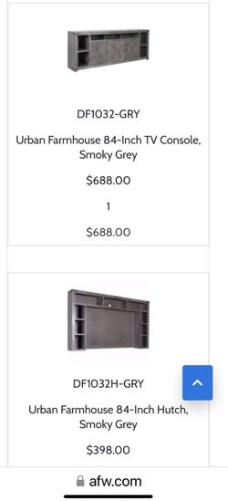Entertainment Center-TV Consoleu And Hutch