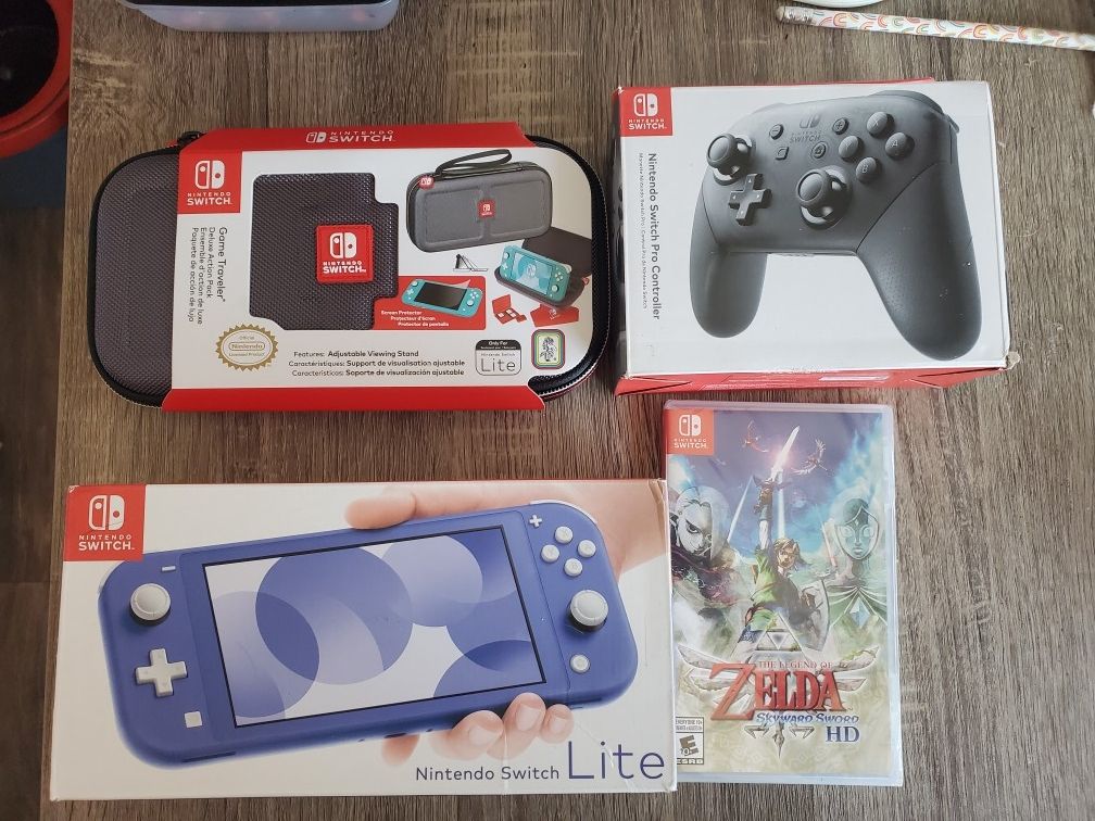 Nintendo Switch Lite And Accessories