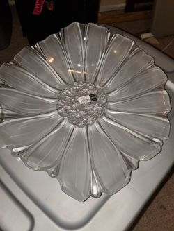 Mikasa Sunflower Frost 17in Platter