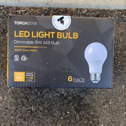 LED LIGHT BULB Dimmable 9W A19 Bulb