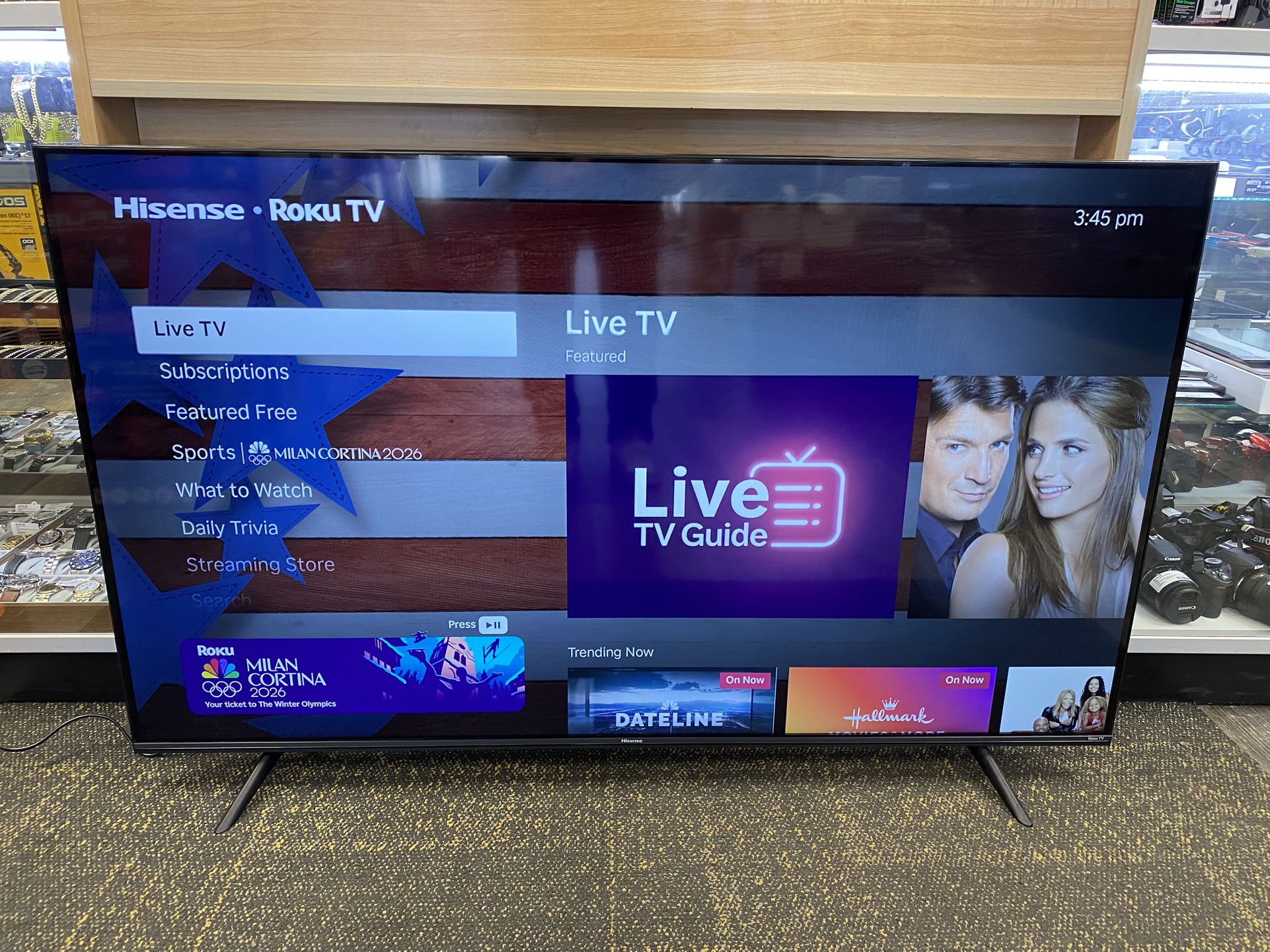 HISENSE 58R6E3 58" Class 4K UHD LED LCD Roku Smart TV