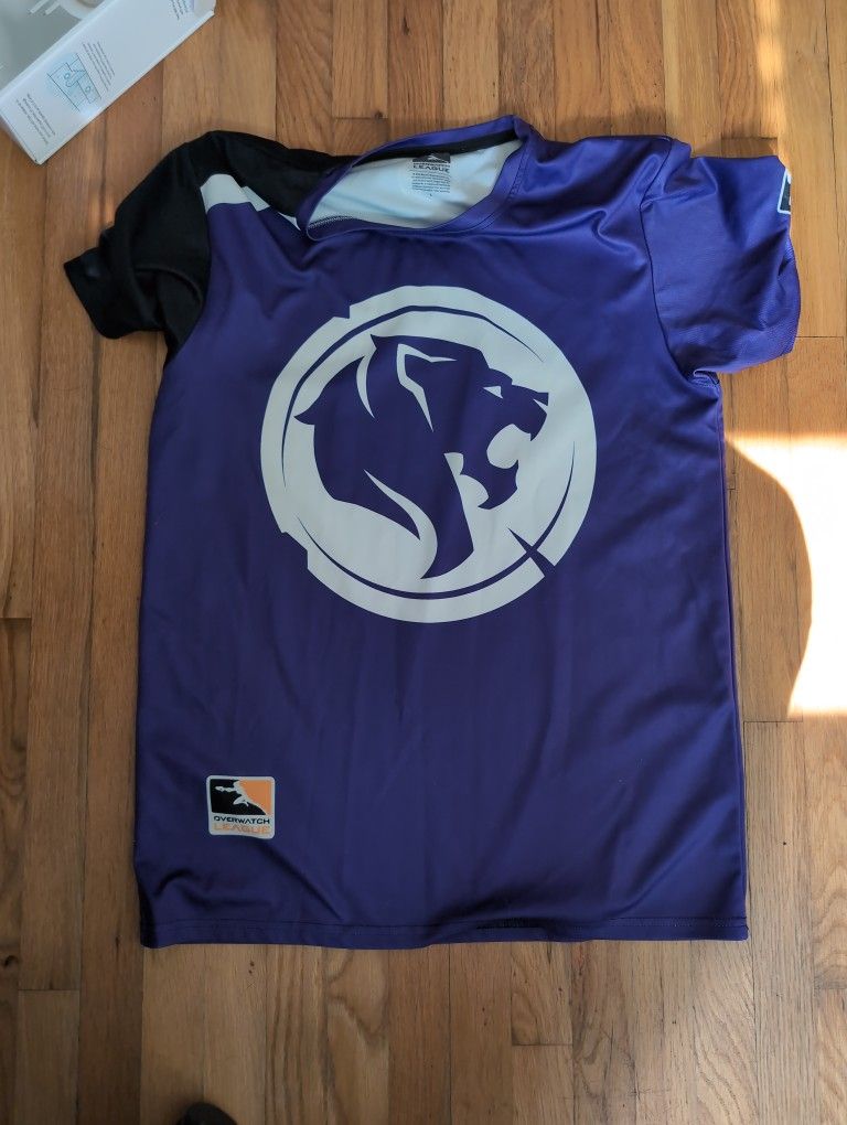 Overwatch League Jersey Men's L Inaugural Season LA Gladiators 2019 Home Purple