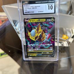 Pokémon JP Giratina V CGC 10 Gem Mint 