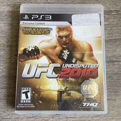 UFC Undisputed 2010 - PlayStation 3 PS3