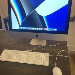 2017 Apple iMac 21.5-inch 4K Retina display 8gb Ram 256gb Ssd  Ventura macOS. Apple Wired Keyboards And Mouse.  Works Great
