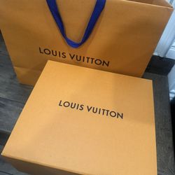 Authentic Louis Vuitton Box And Bag