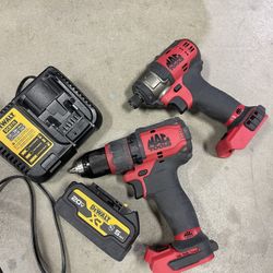 Price Reduction Mac Tools 20Volt Drill And Driver Combo With Upgraded 5AH Battery And Charger