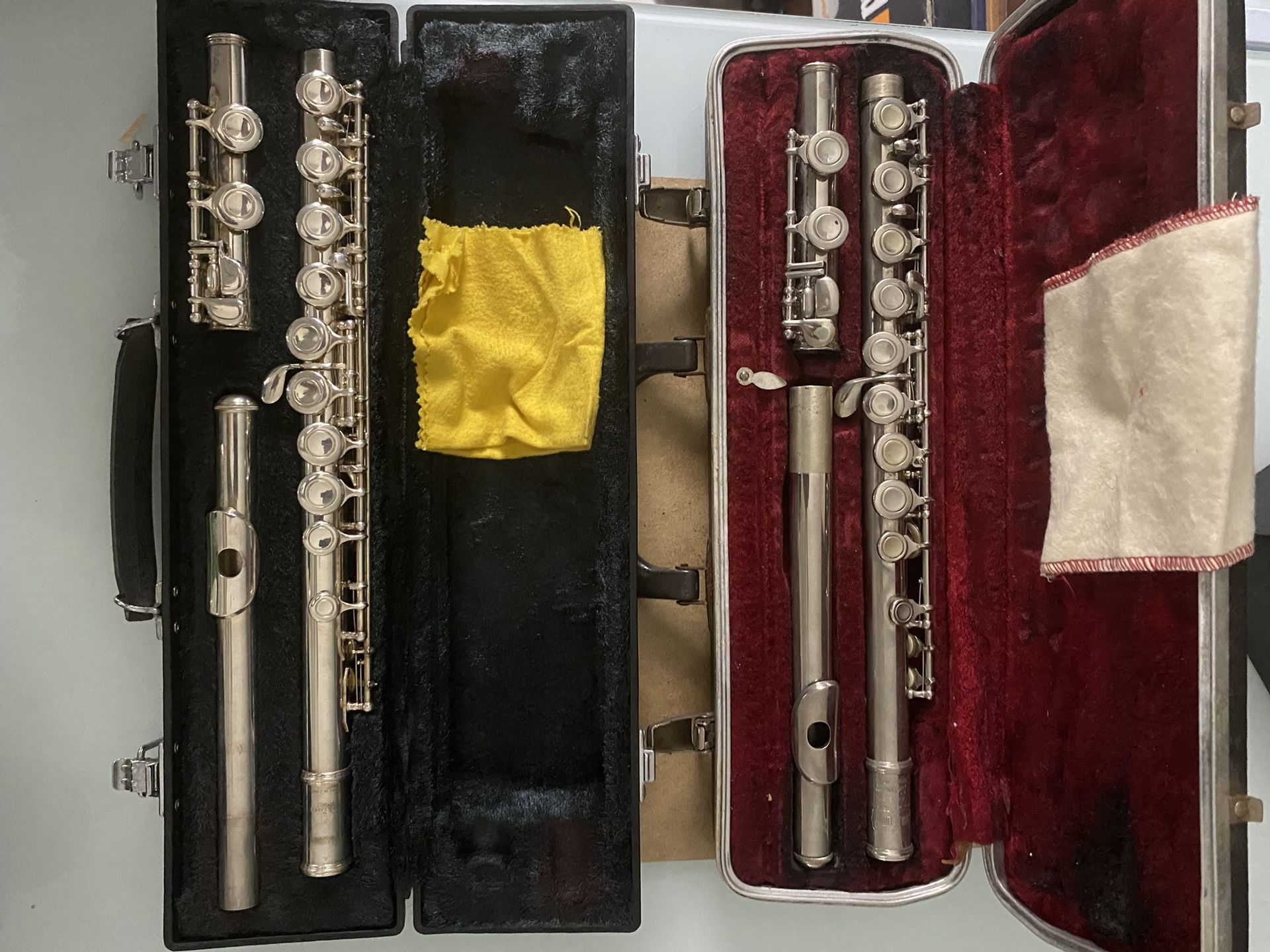 Yamaha 221 & Selmer Bundy Flutes