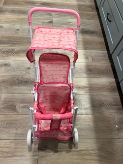 Double doll stroller