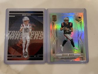 2025 Panini Donruss Elite - Drake Maye #65 RC & Touchdown Masters Drake Maye RC