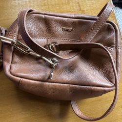 Paul Costelloe Leather Shoulder Bag