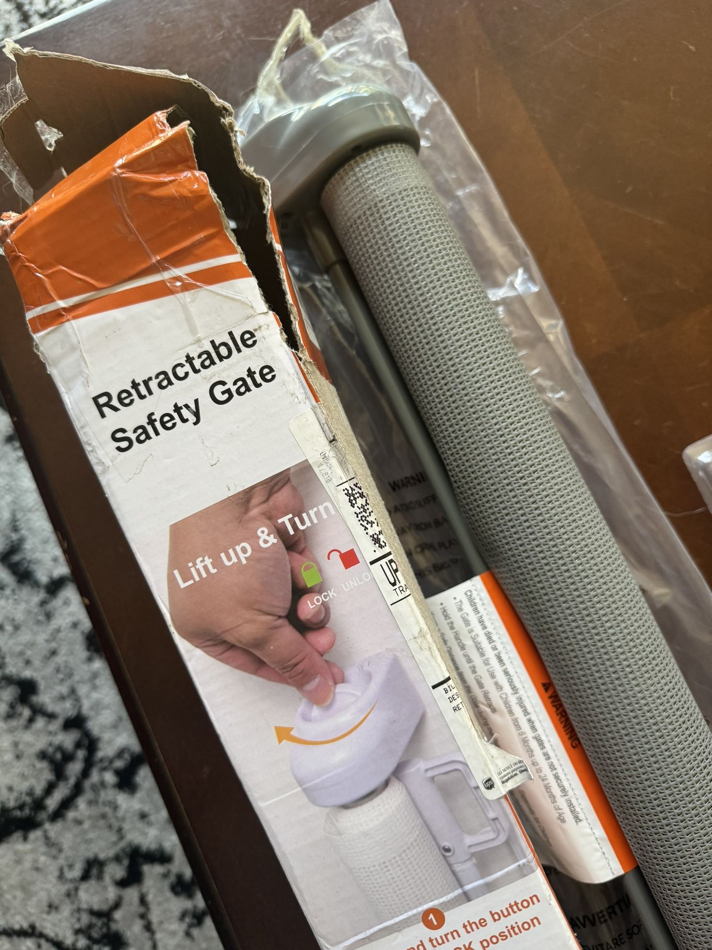 New Dearlomum Extra Wide Gray Retractable Gate 2