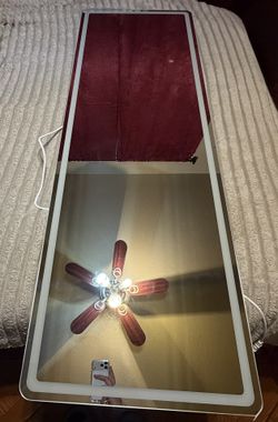 Full length mirror with lights