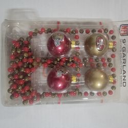 SAN FRANCISCO 49ERS OFFICIALLY LICENSED 9' GARLAND SPORTS COLLECTORS SERIES 