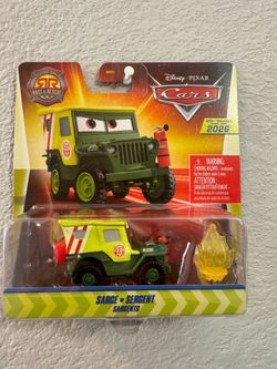 Race and rescue sarge Pixar cars