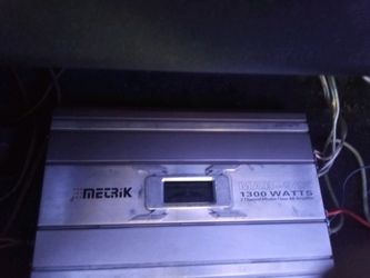 Metrik 1300 Watt 2 Channel Amp