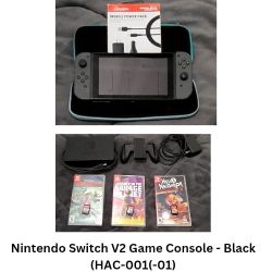 Nintendo Switch V2 Game Console - Black