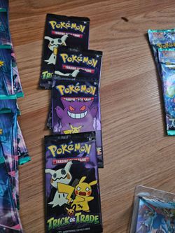 Pokémon TCG Trick or Trade Booster Packs x4