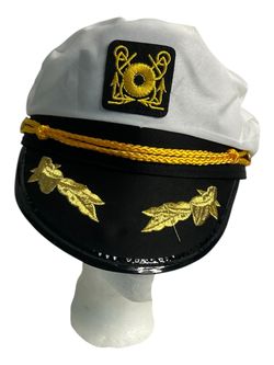 Adult Captain Hat Satin Yacht Boat