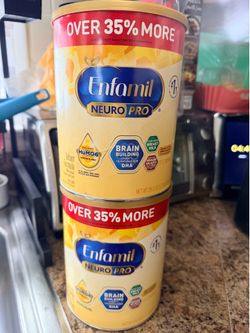 Enfamil NeuroPro Baby Formula, Brain Building Duo DHA & MFGM, Infant Formula Powder, 28.3 oz Can