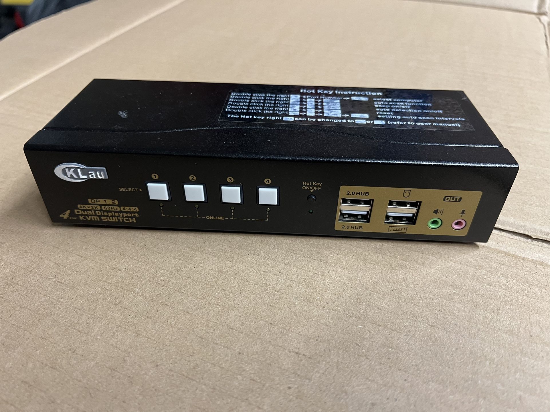 4 Port KVM Switch