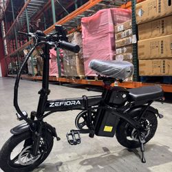 Folding electric bicycle
