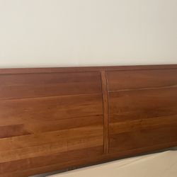 Solid wood Bed frame plus two side Tables.  Excellent condition.  