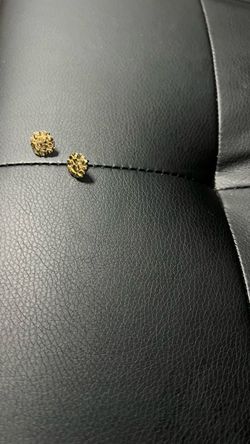 10k Nugget Earrings