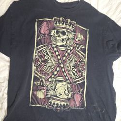 Various graphic t's (Punk rock, Brujeria metal band, DOM suicide king)