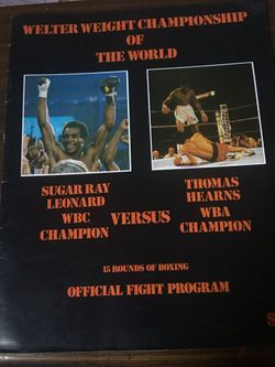 1981 OFFICIAL FIGHT PROGRAM