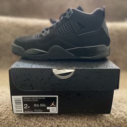 Black Cat Jordan 4s