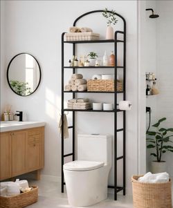 4-Tier Over The Toilet Storage, Bathroom Organizer