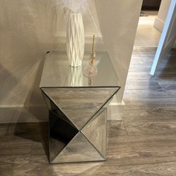 Glass End Table