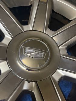 OEM Cadillac 22” Chrome Wheels + Pirelli Scorpion 285/45R22 Tires: Complete Set of 4