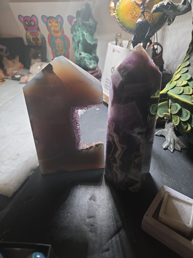 Amethyst Tips Damaged But Still Nice Rock