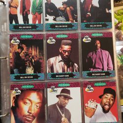 1991 Yo! MTV Raps Pro Set Musicards Series 1, Complete Set 1-100 - F/VF-NM