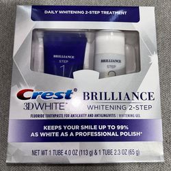 Crest Brilliance 2-Step Toothpaste