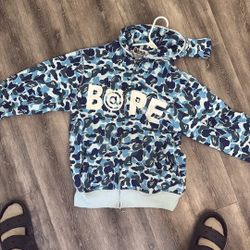 Women’s Bape Hoodie w bear ears