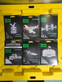 Metal Earth Steel Model Kits – Set of 6