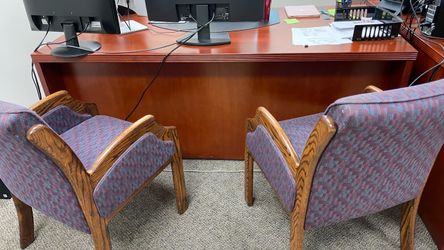 Free office desks and armchairs for pick up only