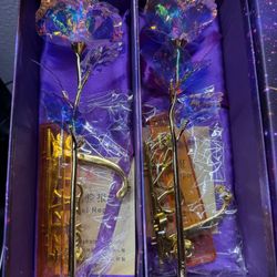 3 Golden Rose 10”