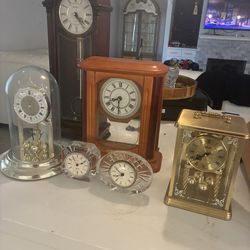 6 Decorative Clocks Bundle – Grandfather + National Guard – $100 Today