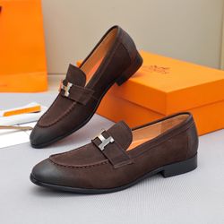 Hermes Men’s Leather Shoes With Box 2026 New