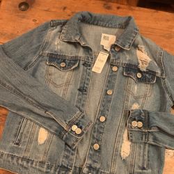 New Cropped Size Small RSQ Jean Jacket From Tilly’s  