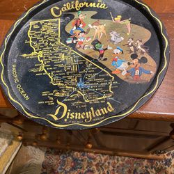California Disneyland Metal Tray