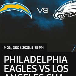 Monday Night Football Chargers Vs Eagles 