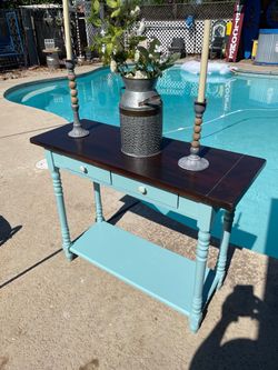 Shabby rustic furniture / 2drawers - 38 inches wide/ 13.5 inches deep/ 30 inches high