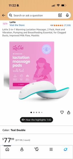 Lavie lactation massaging pads