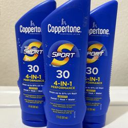 3 Coppertone Sun Care 3x$10